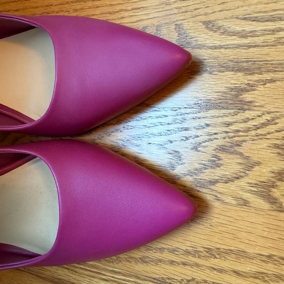 Fergalicious Magenta High Heel Pumps with Pointed Toe - Picture 5 of 13